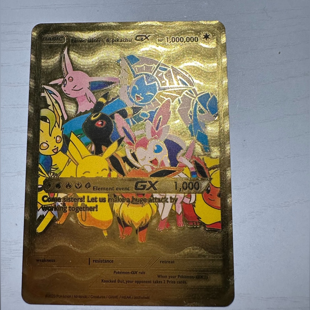 Eevee Sisters & Pikachu GX